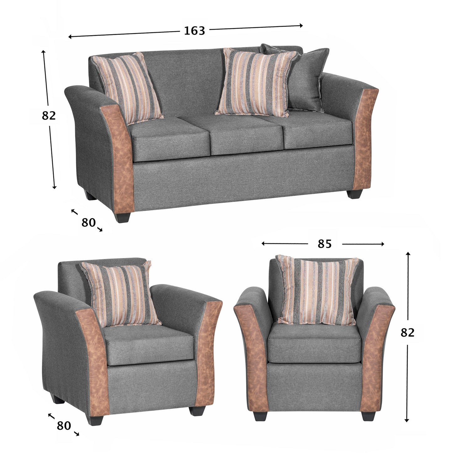 Sofa Living Morning - Gris