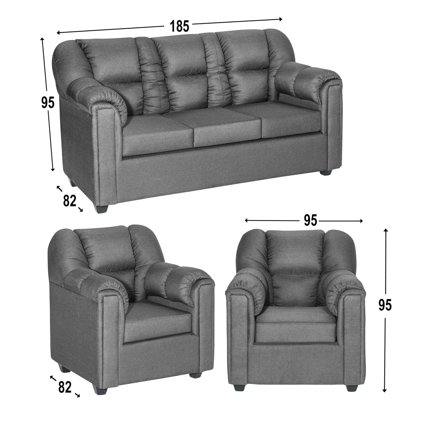Living 3.1.1 Bronco - Gris