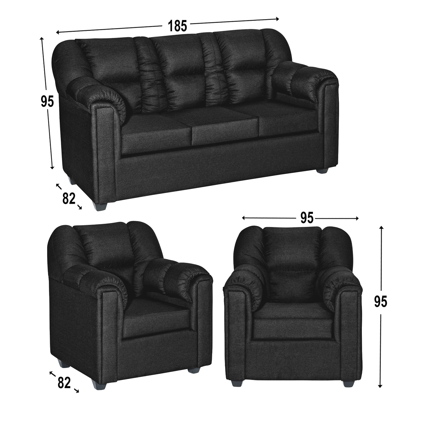 Living 3.1.1 Bronco - Negro