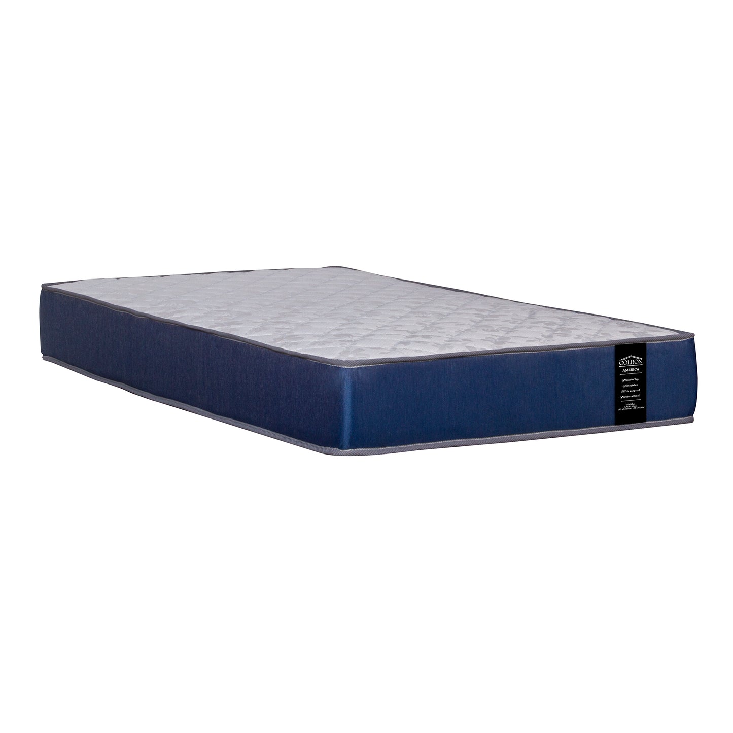 Colchón América 1.5 Plazas Azul