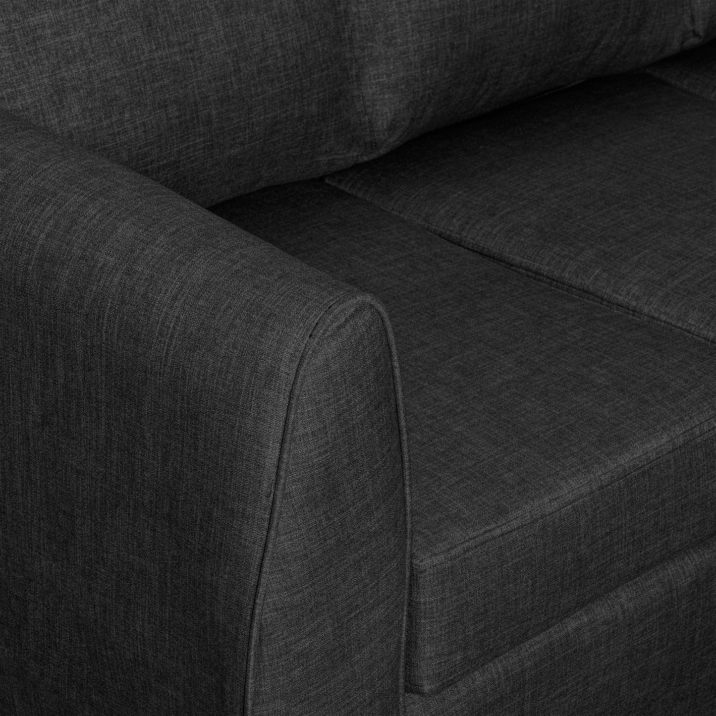 Sofá Saveiro 2 cuerpos - Gris oscuro
