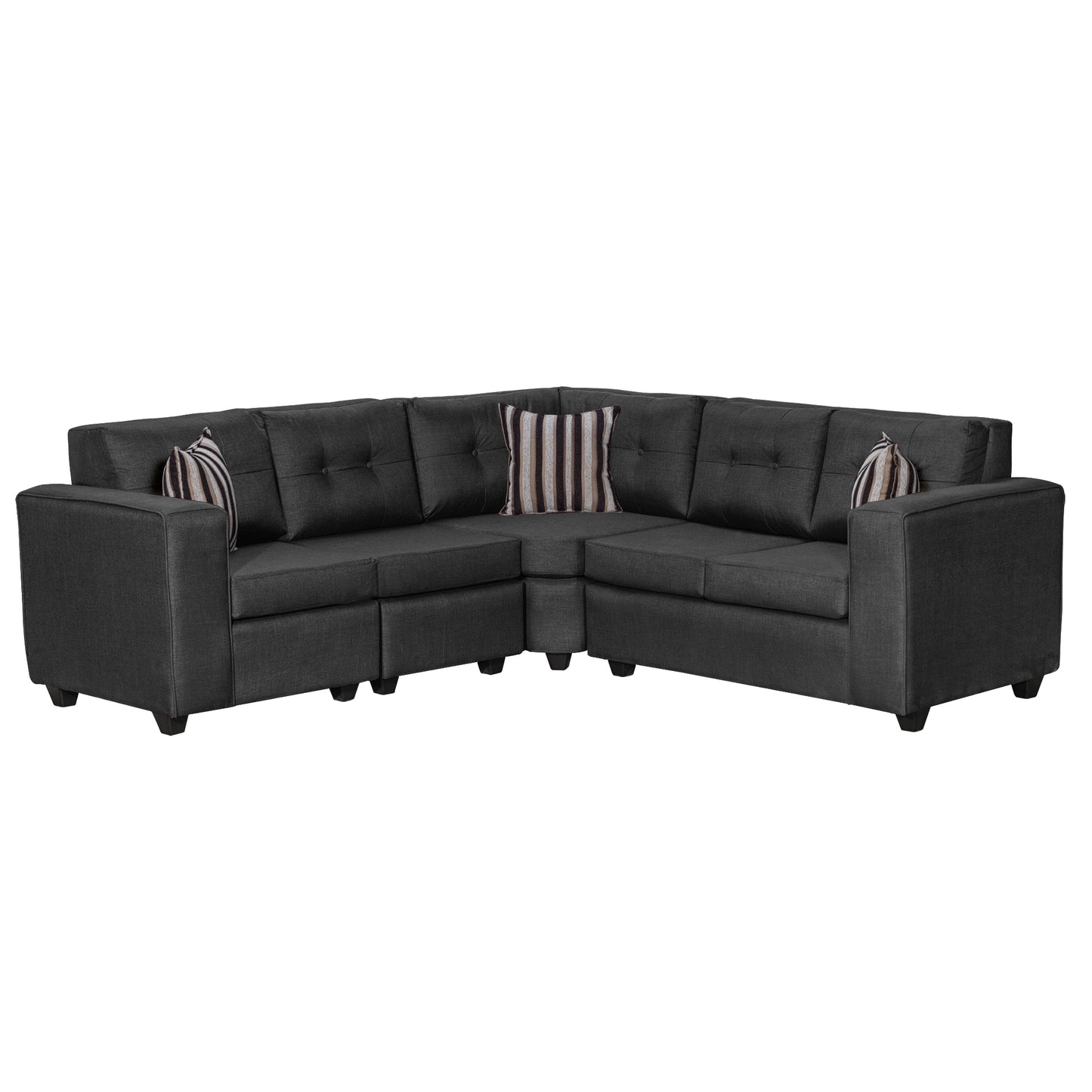 Sofa Seccional Vitara - Gris Oscuro