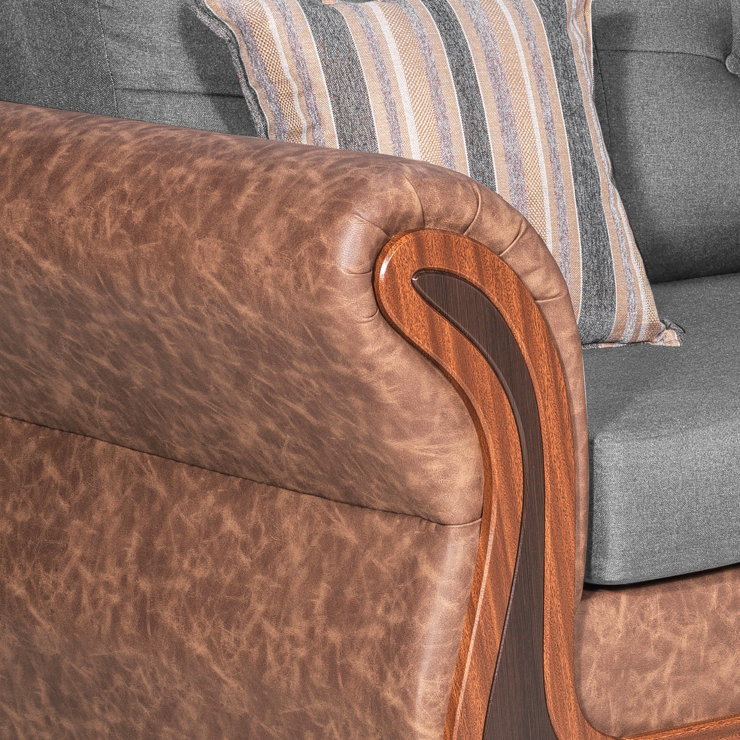 Sofa Seccional Capri - Gris