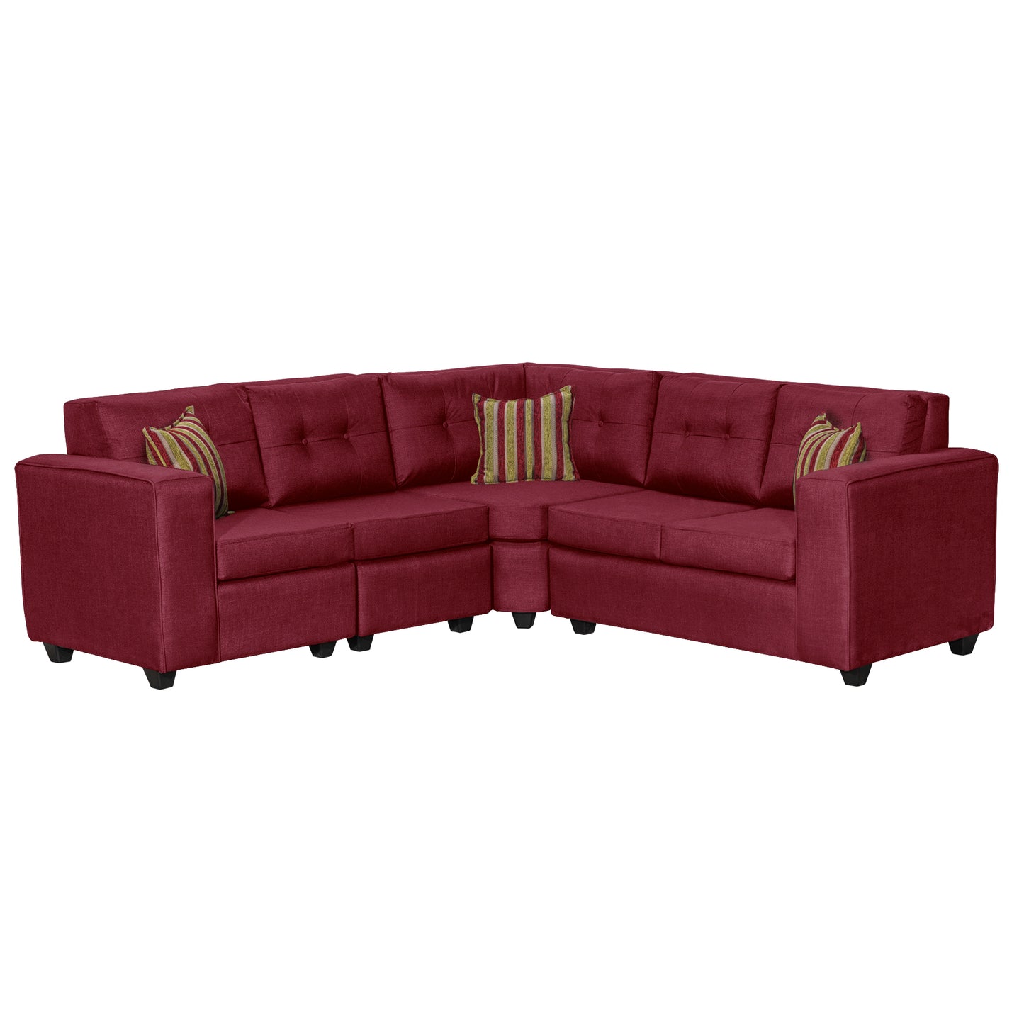 Sofa Seccional Vitara - Burdeo