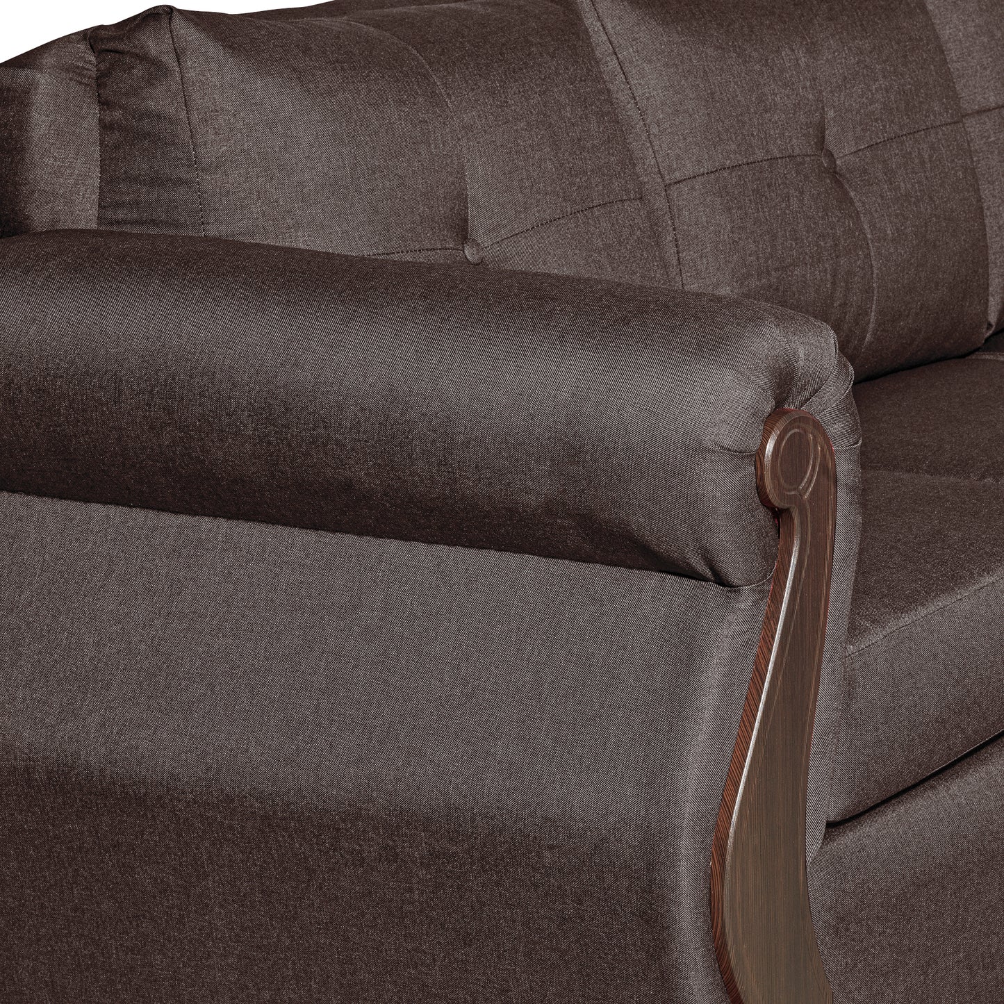 Sofa Seccional Corsa - Chocolate