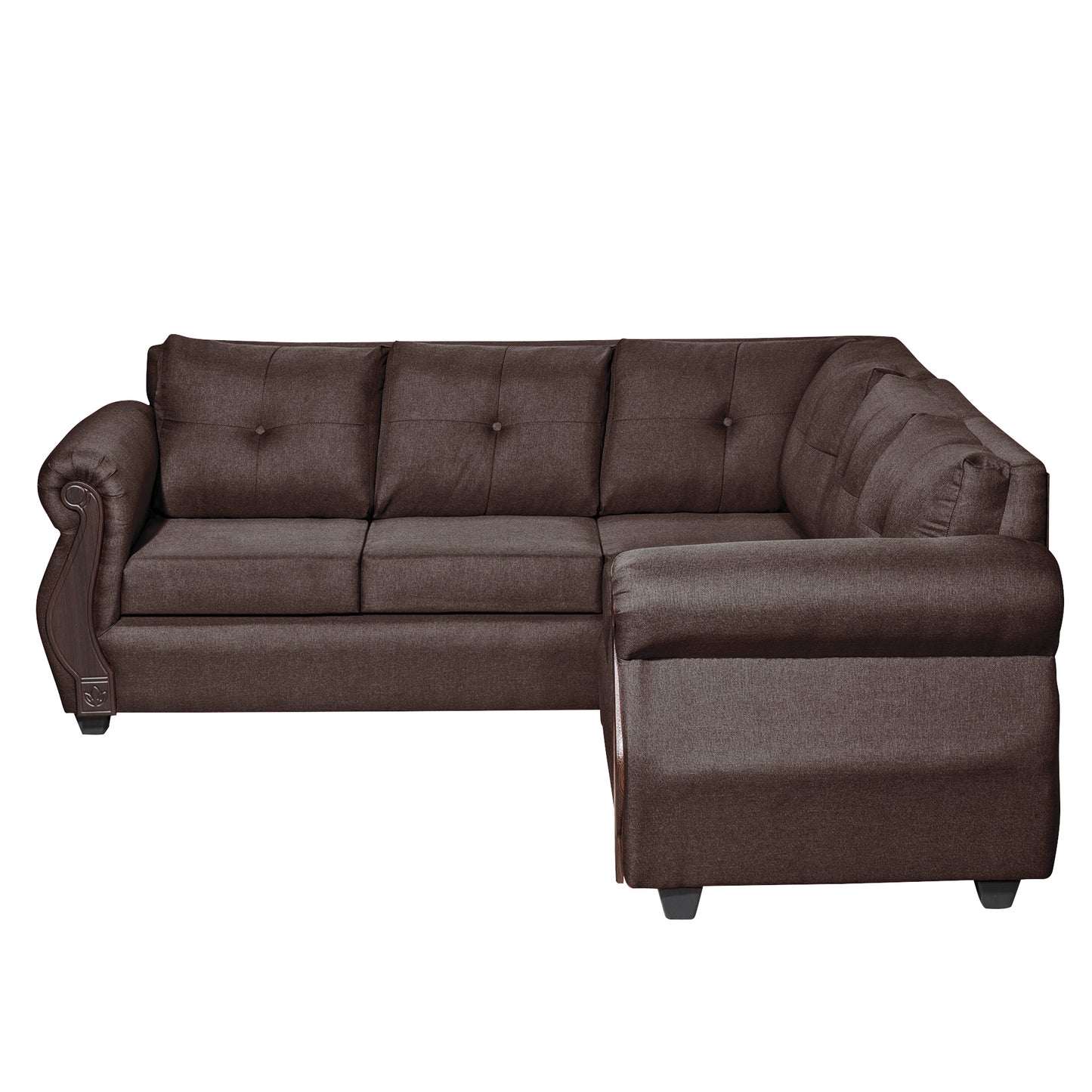 Sofa Seccional Corsa - Chocolate