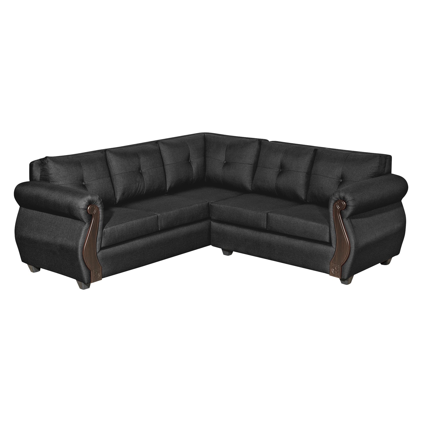 Sofa Seccional Corsa - Negro