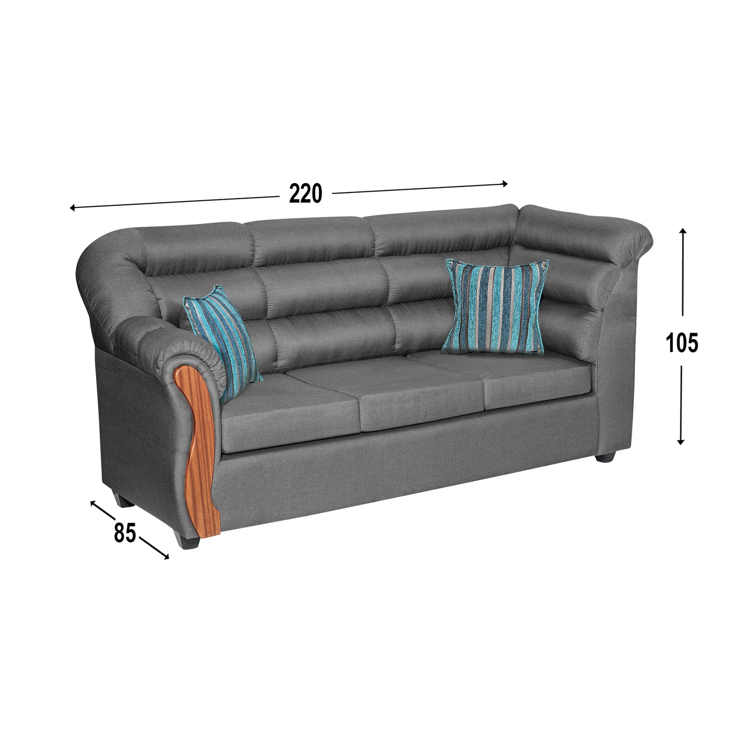 Sofa Seccional Navara - Gris