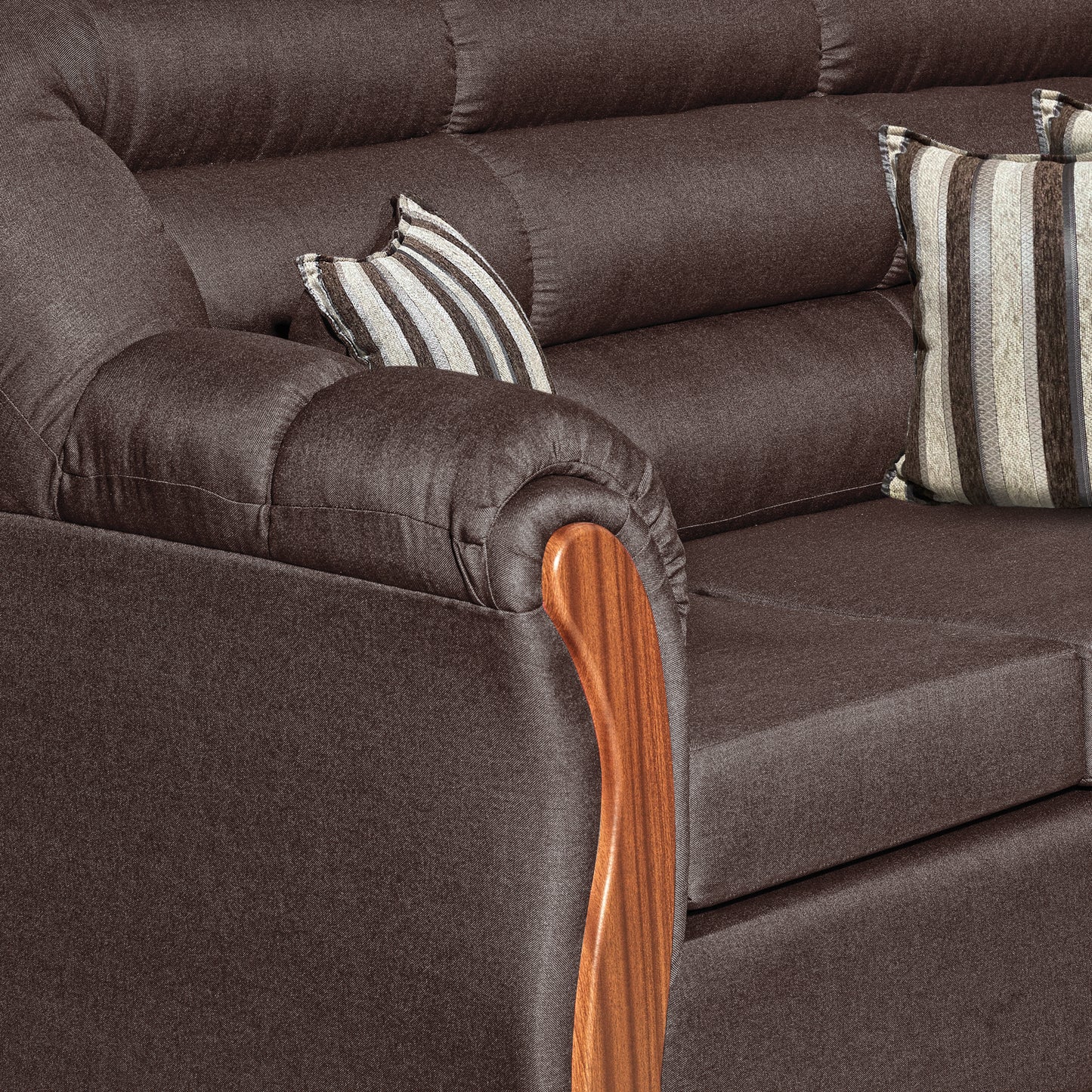 Sofa Seccional Navara - Chocolate