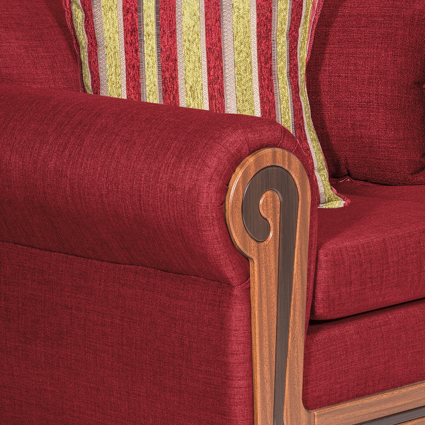 Sofa Living Silverado - Burdeo