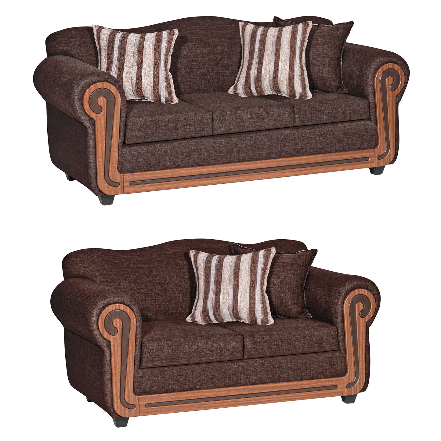 Sofa Living Silverado - Chocolate