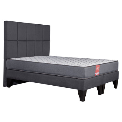 Cama Europea America 2 Plazas + Respaldo