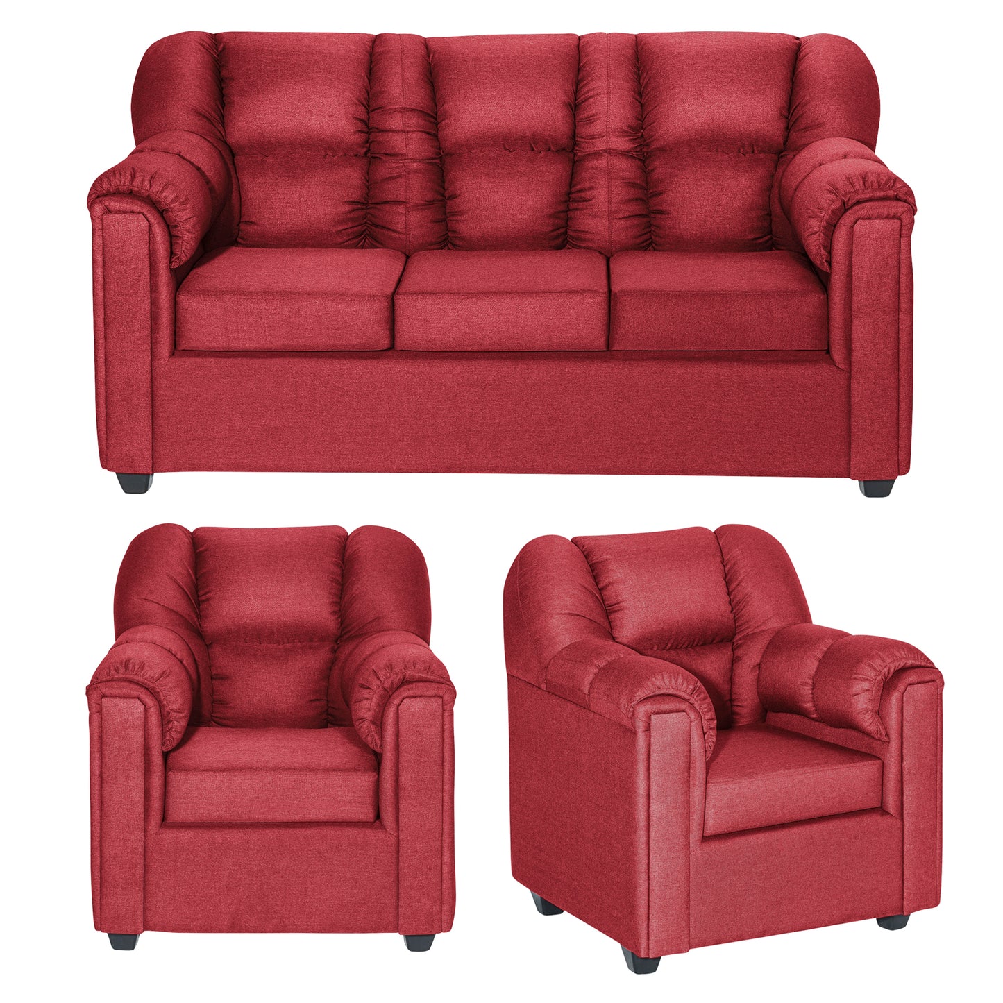 Sofa Living Bronco - Burdeo