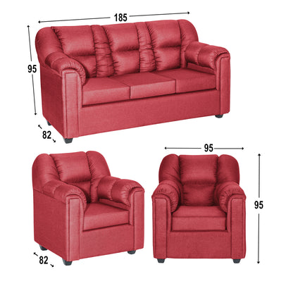 Sofa Living Bronco - Burdeo