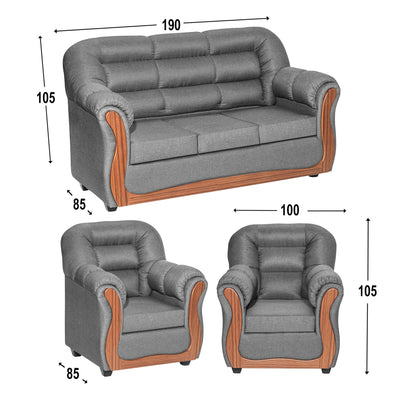 Sofa Living Cheyenne - Gris