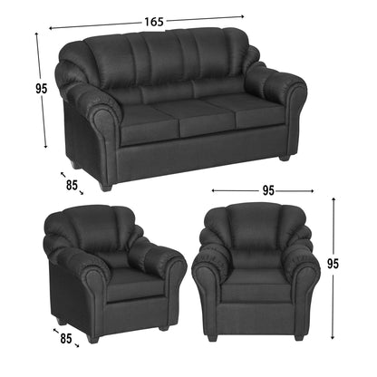 Sofa Living Montana - Negro