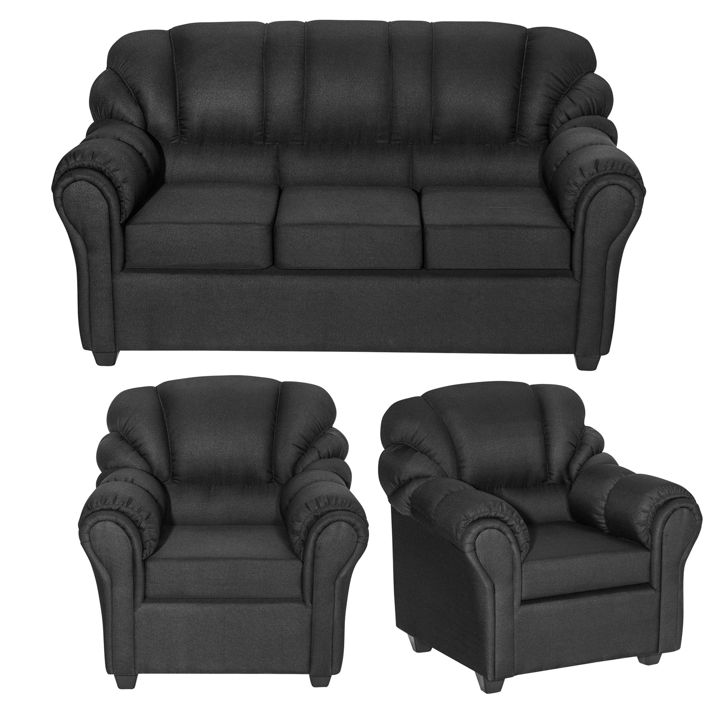 Sofa Living Montana - Negro