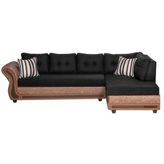 Sofa Seccional Capri - Negro