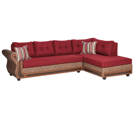 Sofa Seccional Capri - Burdeo