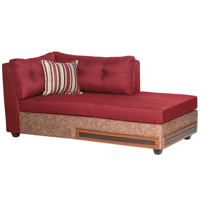 Sofa Seccional Capri - Burdeo