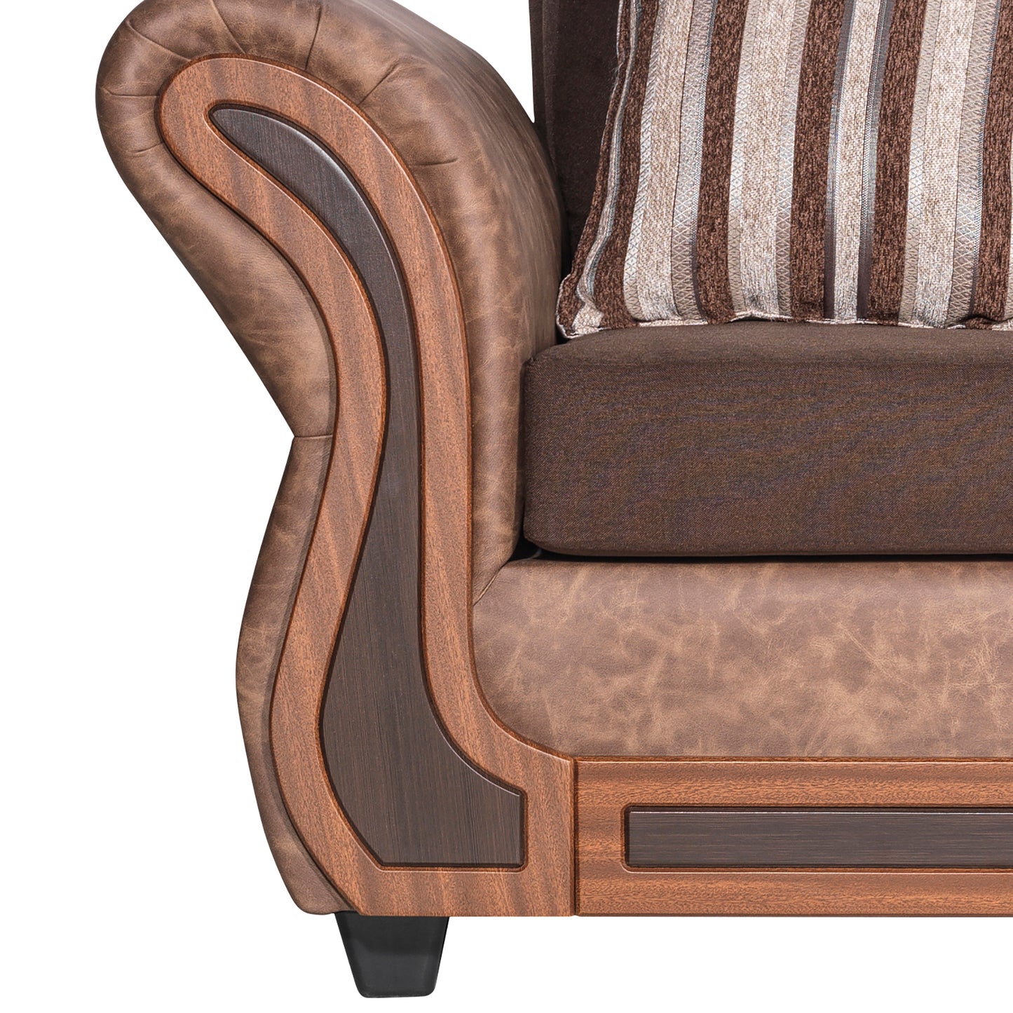 Sofa Seccional Capri - Chocolate
