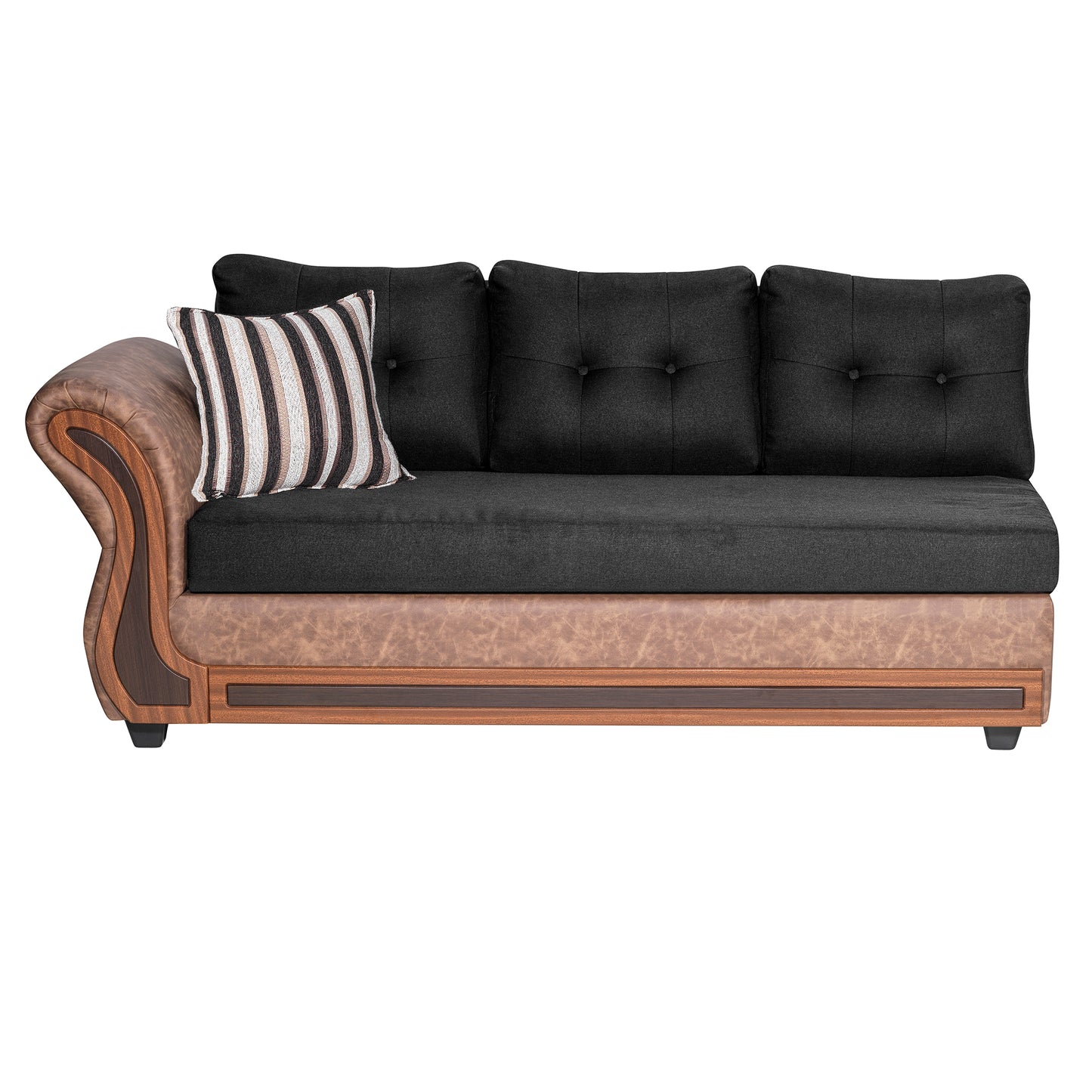 Sofa Seccional Capri - Negro