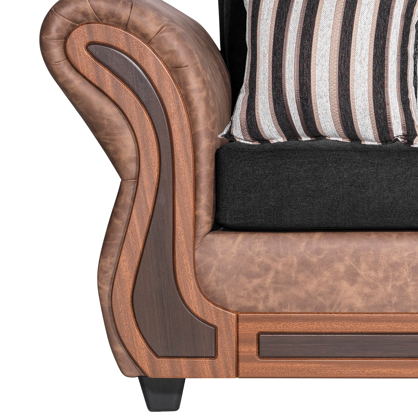 Sofa Seccional Capri - Negro