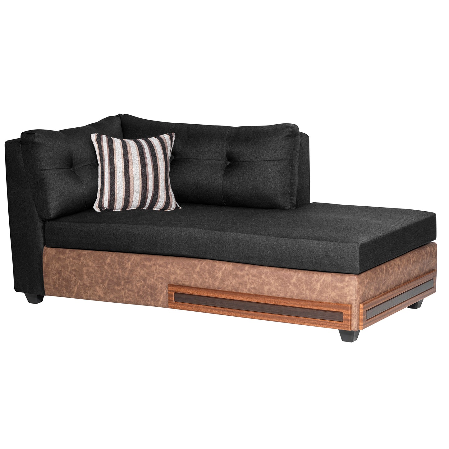 Sofa Seccional Capri - Negro