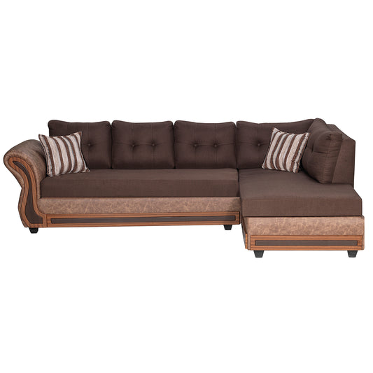 Sofa Seccional Capri - Chocolate