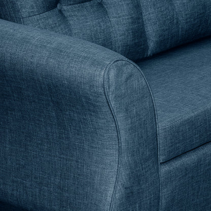 Sofa Seccional Chevette - Azul