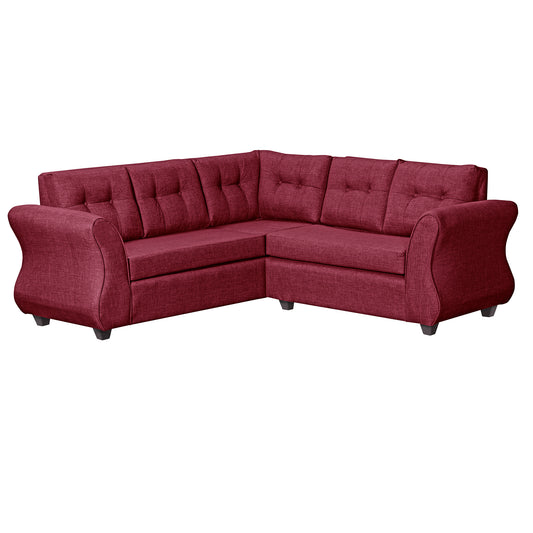 Sofa Seccional Chevette - Burdeo