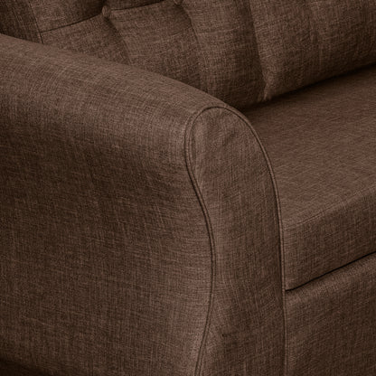 Sofa Seccional Chevette - Chocolate