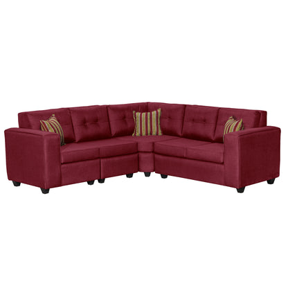 Sofa Seccional Vitara - Burdeo