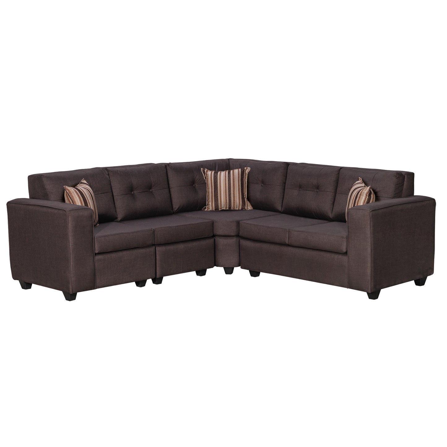 Sofa Seccional Vitara - Chocolate
