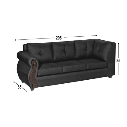 Sofa Seccional Corsa - Negro