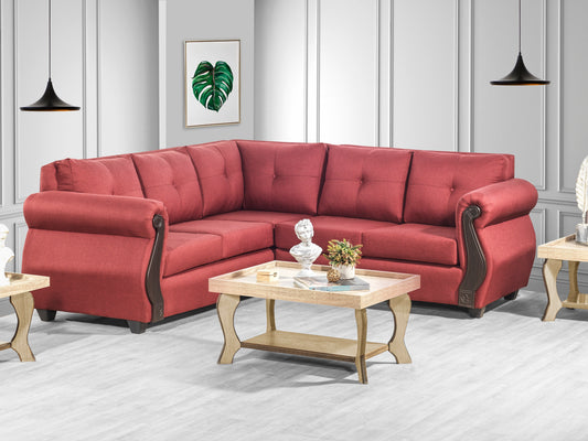 Sofa Seccional Corsa - Burdeo