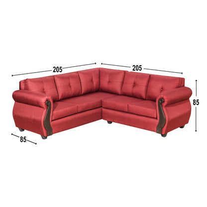 Sofa Seccional Corsa - Burdeo