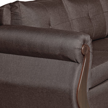 Sofa Seccional Corsa - Chocolate