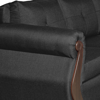 Sofa Seccional Corsa - Negro