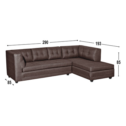 Sofa Seccional Malibu - Chocolate