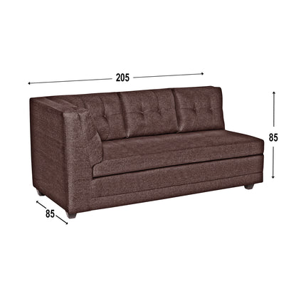 Sofa Seccional Malibu - Chocolate
