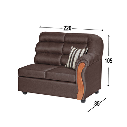 Sofa Seccional Navara - Chocolate