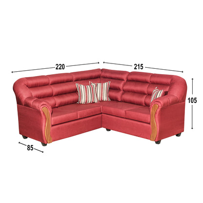 Sofa Seccional Navara - Burdeo