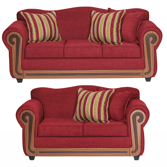 Sofa Living Silverado - Burdeo