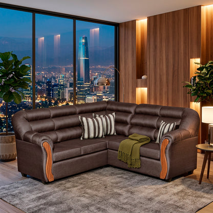Sofa Seccional Navara - Chocolate