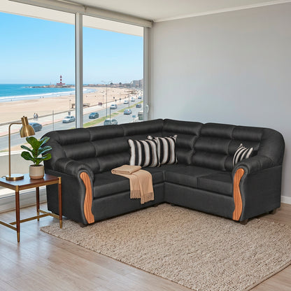 Sofa Seccional Navara - Negro