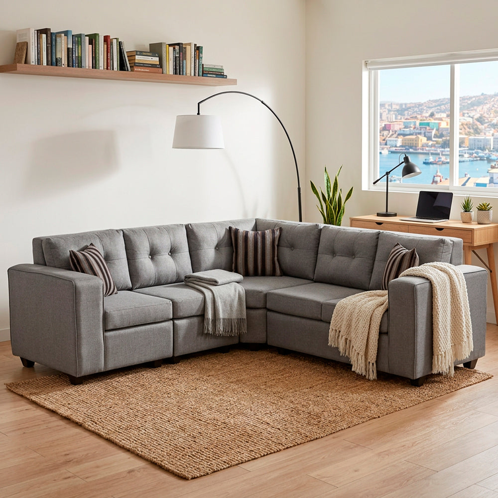 Sofa Seccional Vitara - Gris
